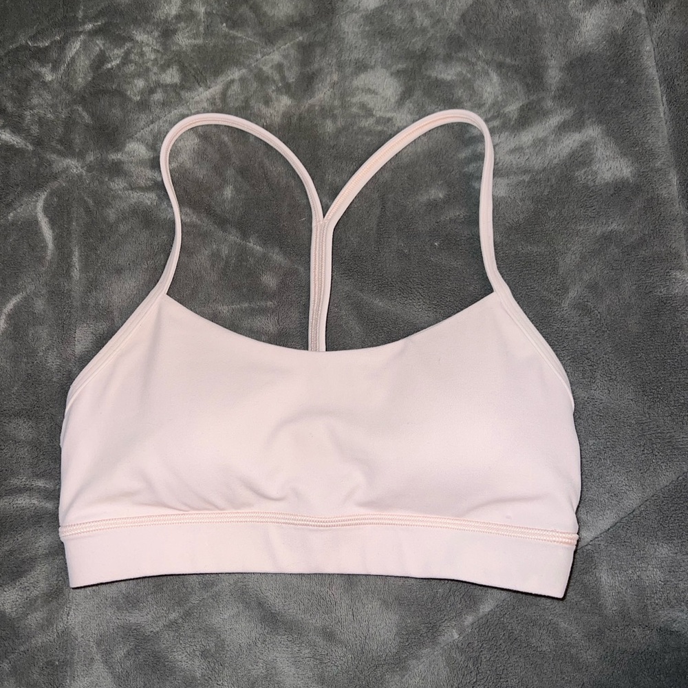 Lululemon Light Pink Racerback Sports Bra